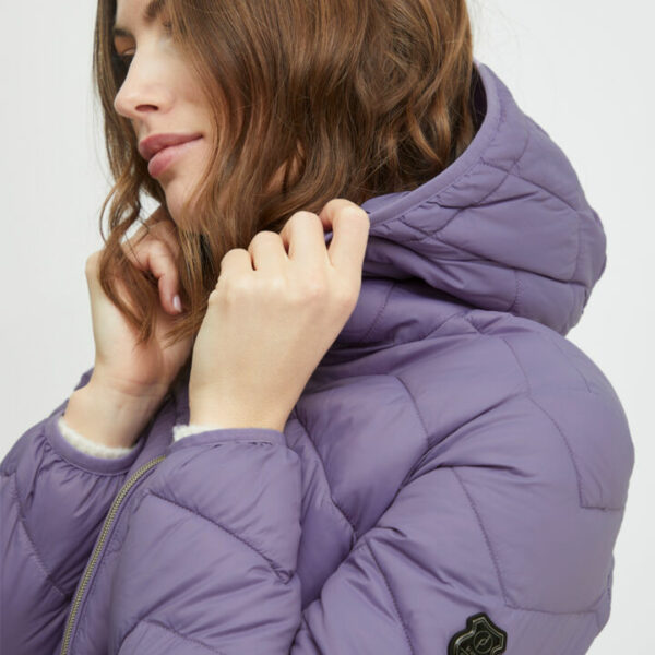 Bapadding veste fransa extérieure coloris violet